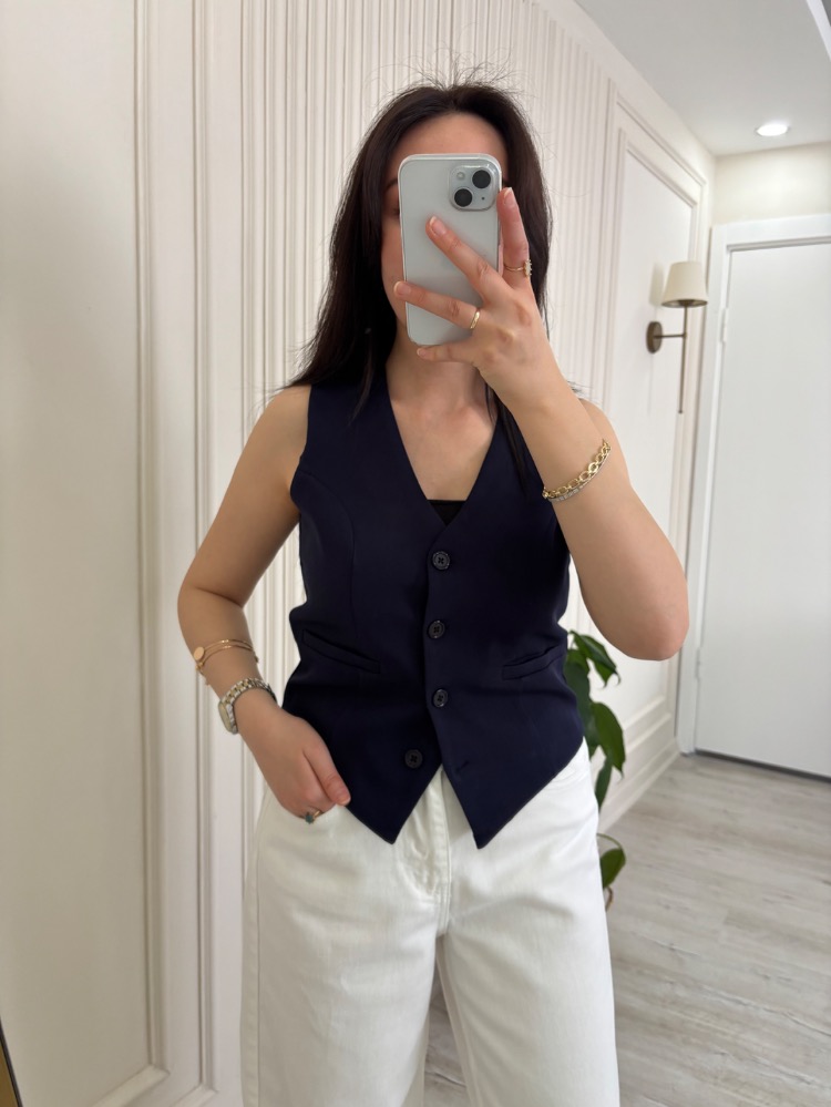 Aura Premium Lacivert Yelek 