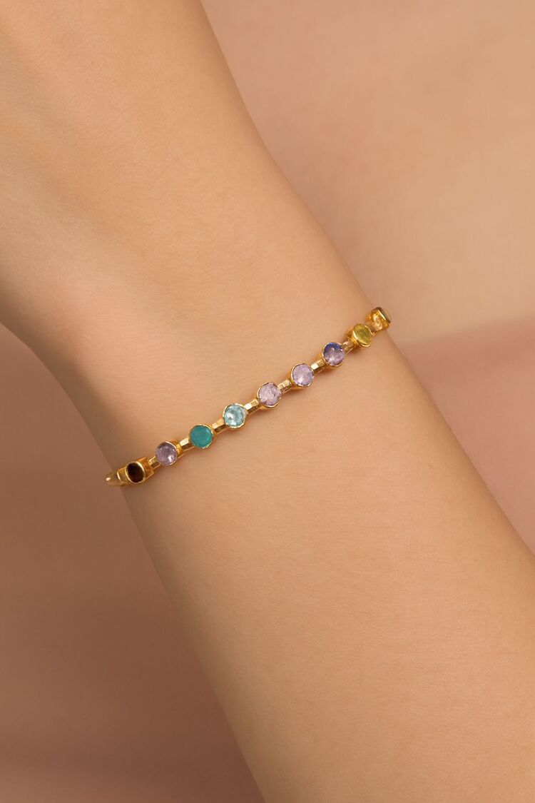 VİP 14 K RENKLİ TAŞLI BİLEKLİK
