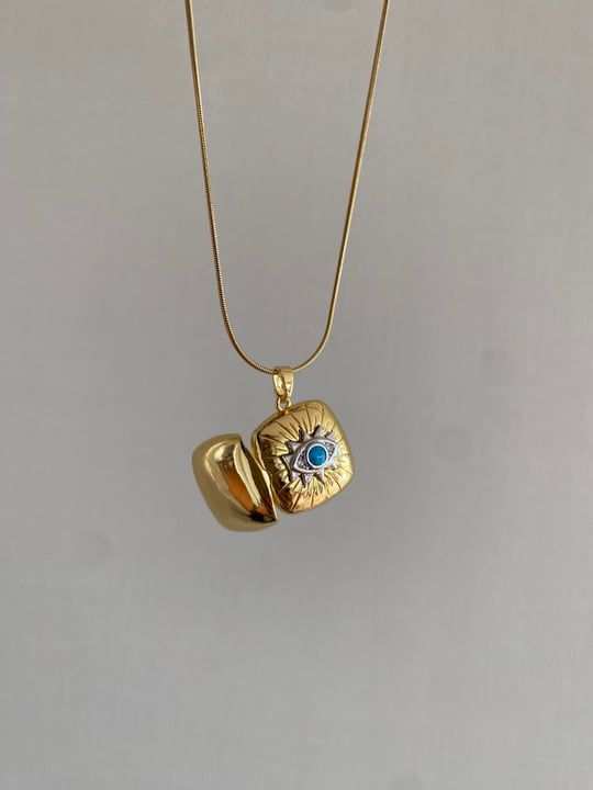 ÇELİK GOLD ANI KOLYE