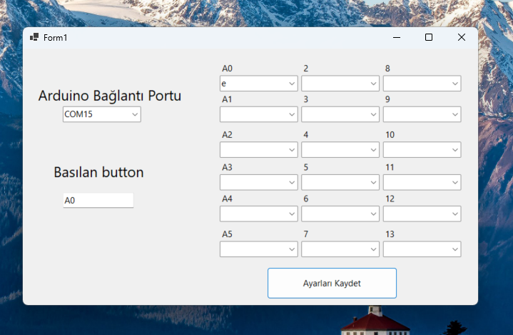 Arduino Uno CH340 buttonbox yazılımı