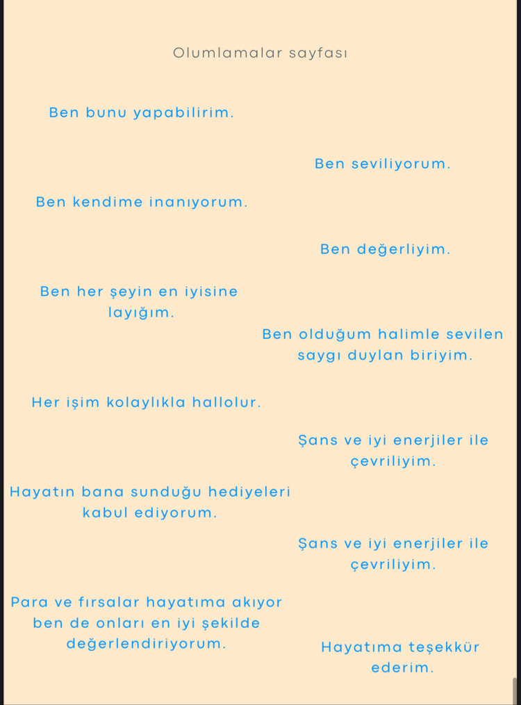 Manifest&Şükür Günlüğü