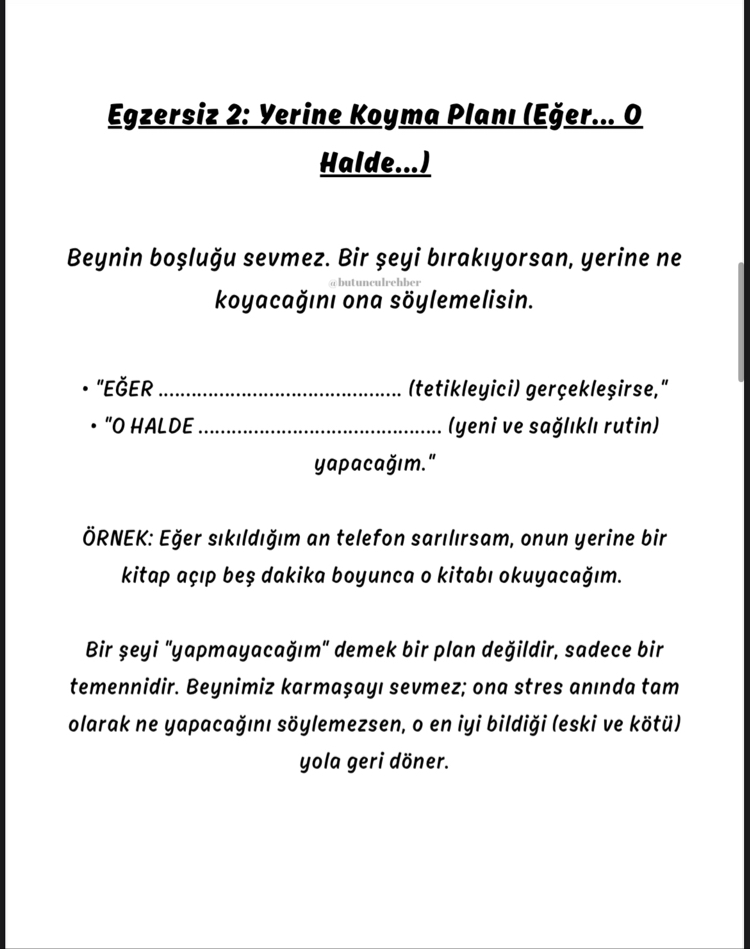 Alışkanlık Değiştirme Rehberi