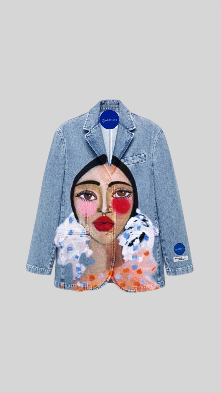 Denim Blazer | Portrait