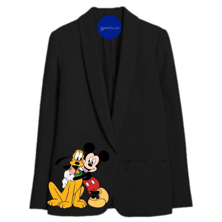 Mickey and Pluto