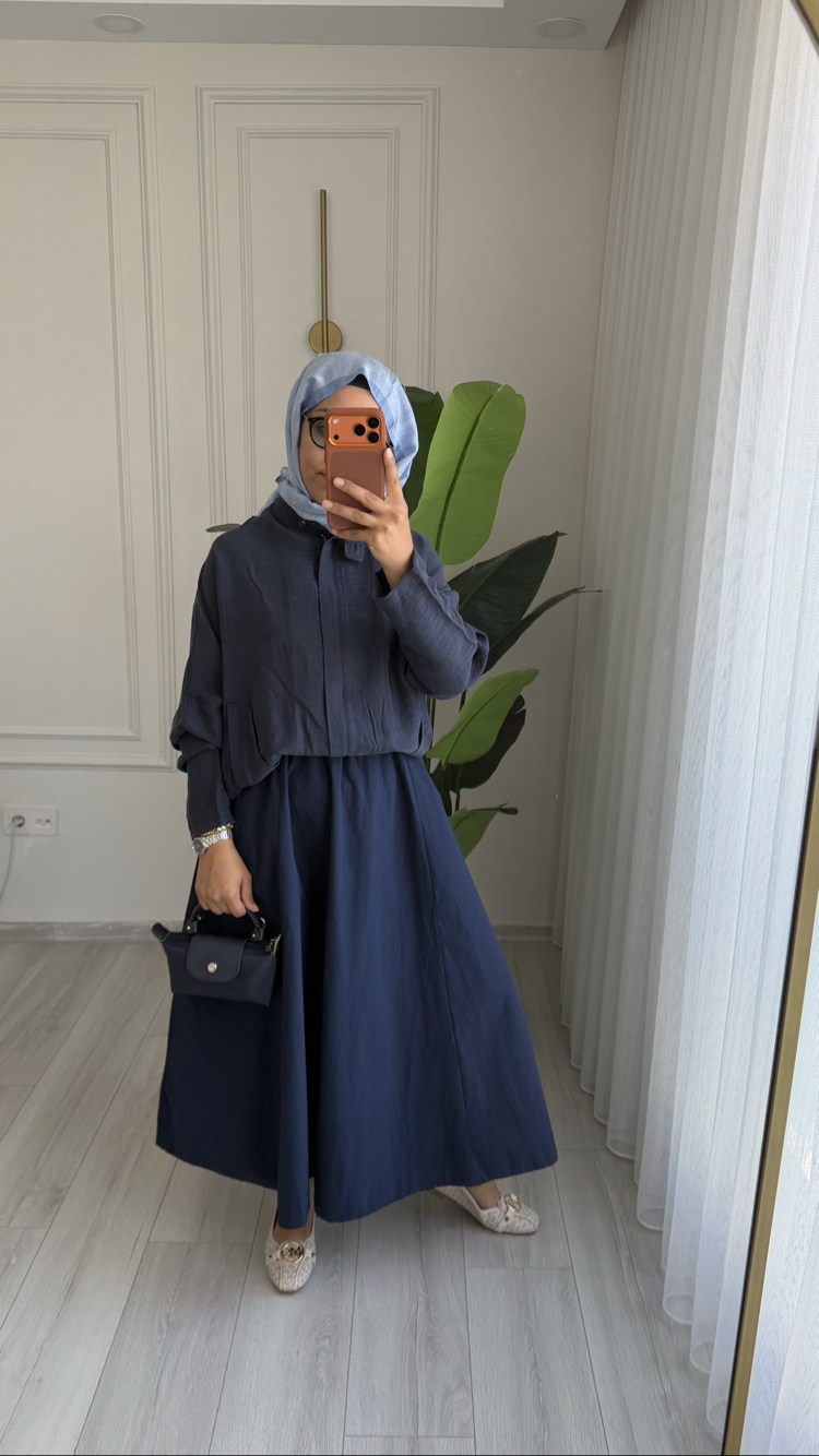 Poplin etek