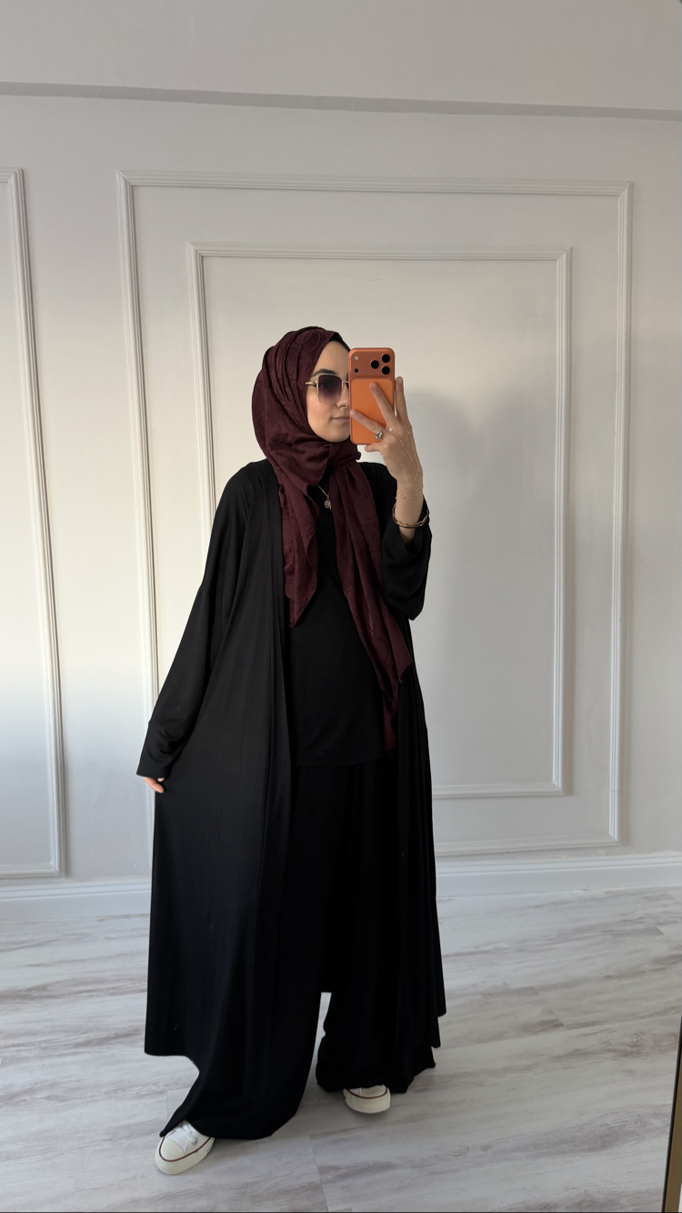 3 lü Penye Takım (siyah)