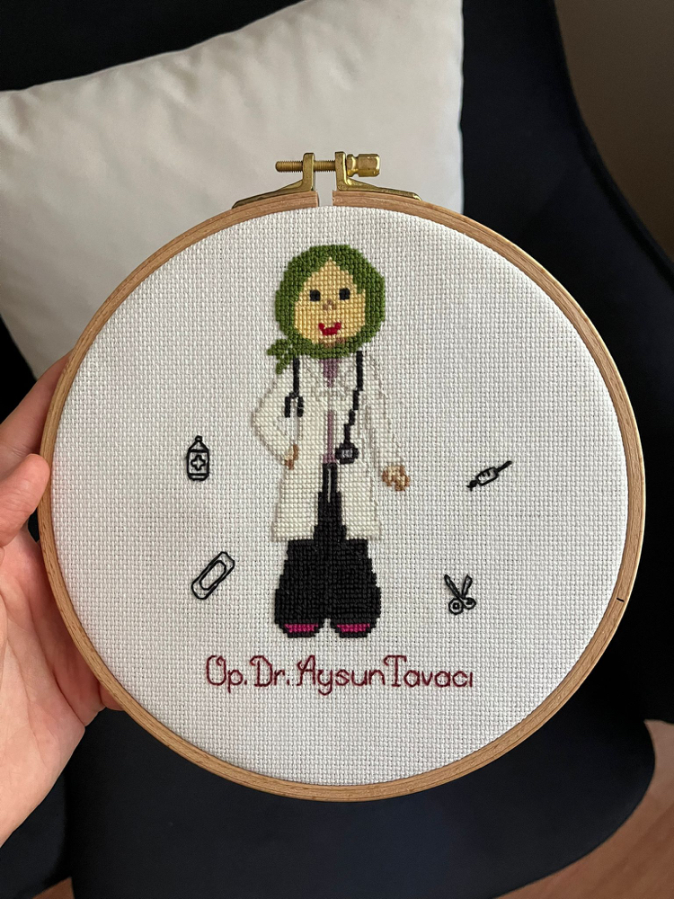 Kişiye Özel Hediye Doktor Kasnak Pano