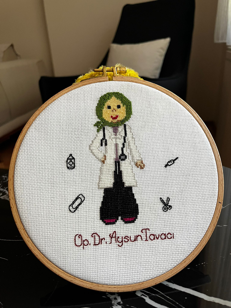 Kişiye Özel Hediye Doktor Kasnak Pano