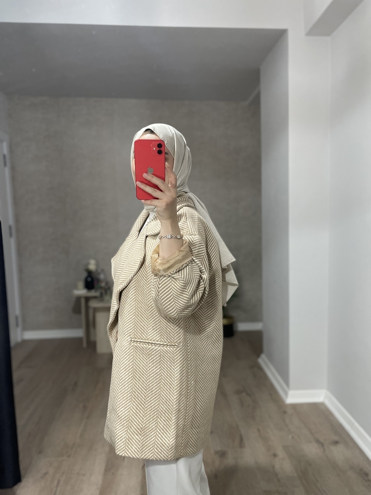 BALIKSIRTI KAŞE KABAN -Camel
