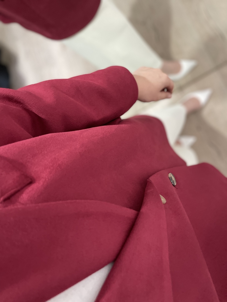 PREMİUM SÜET CEKET -Bordo