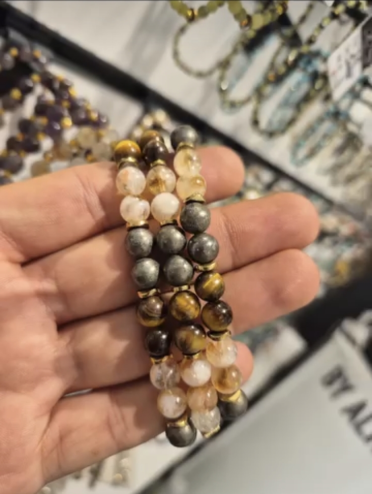Sitrin,Pirit Ve Kaplan Gözü Taşı (Bereket Ve Enerji)