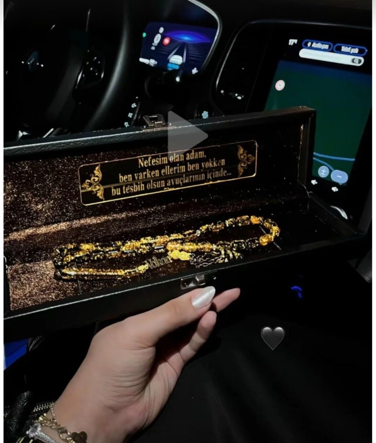 Rosary Gold Kişiye Özel İsimli Ve Özel Yazılı Kutulu