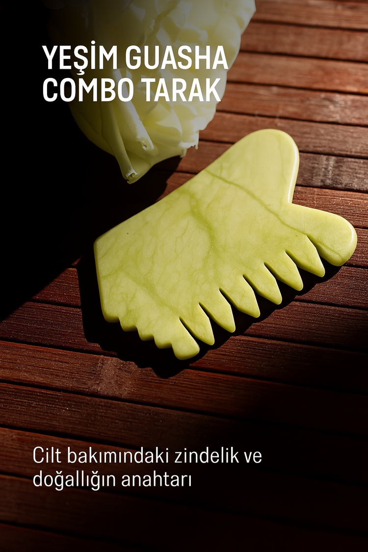 Yeşim Taşı Combo Tarak