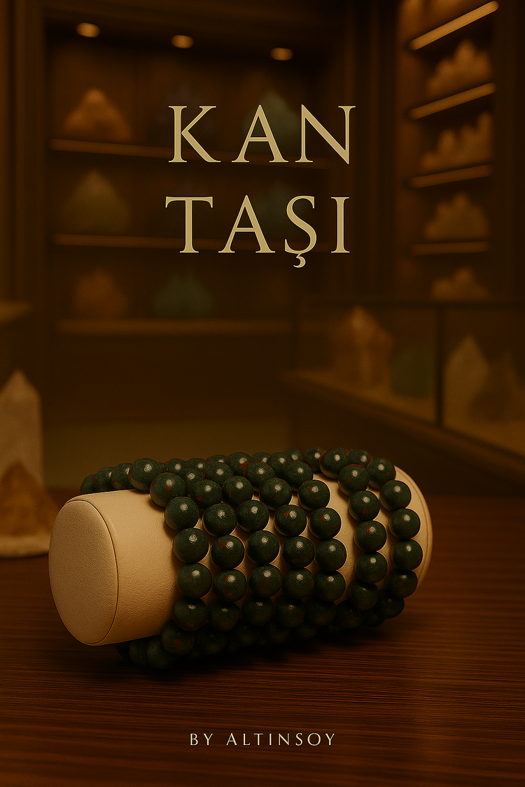 %100 Doğal Kan Taşı Bileklik