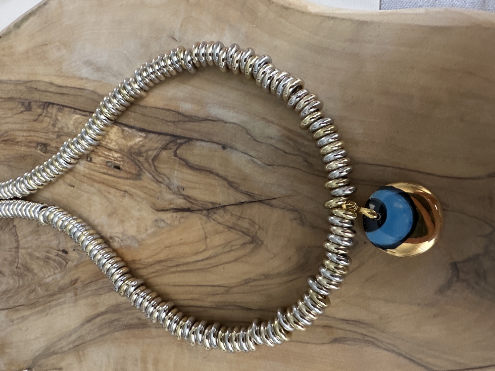 176 gold kaplama 55 cm uzunluğunda kolye