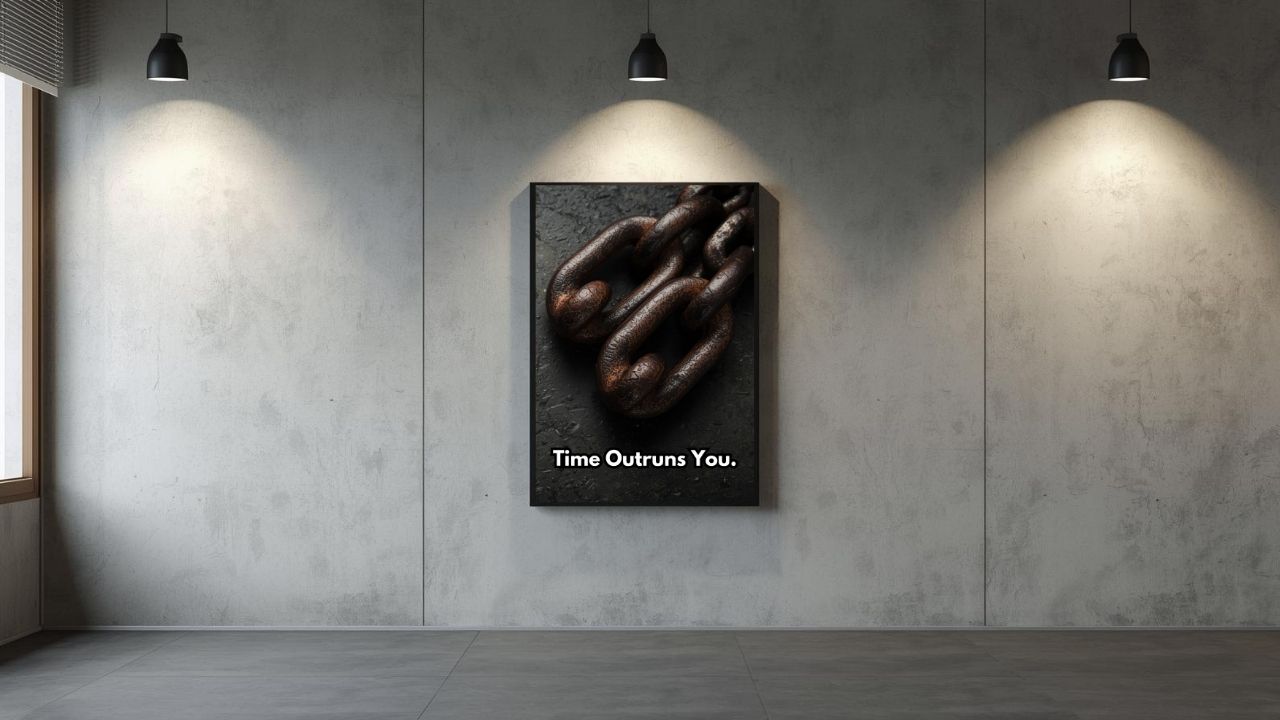 Motivational Poster Printable | Discipline, Time Management & Productivity Wall Art