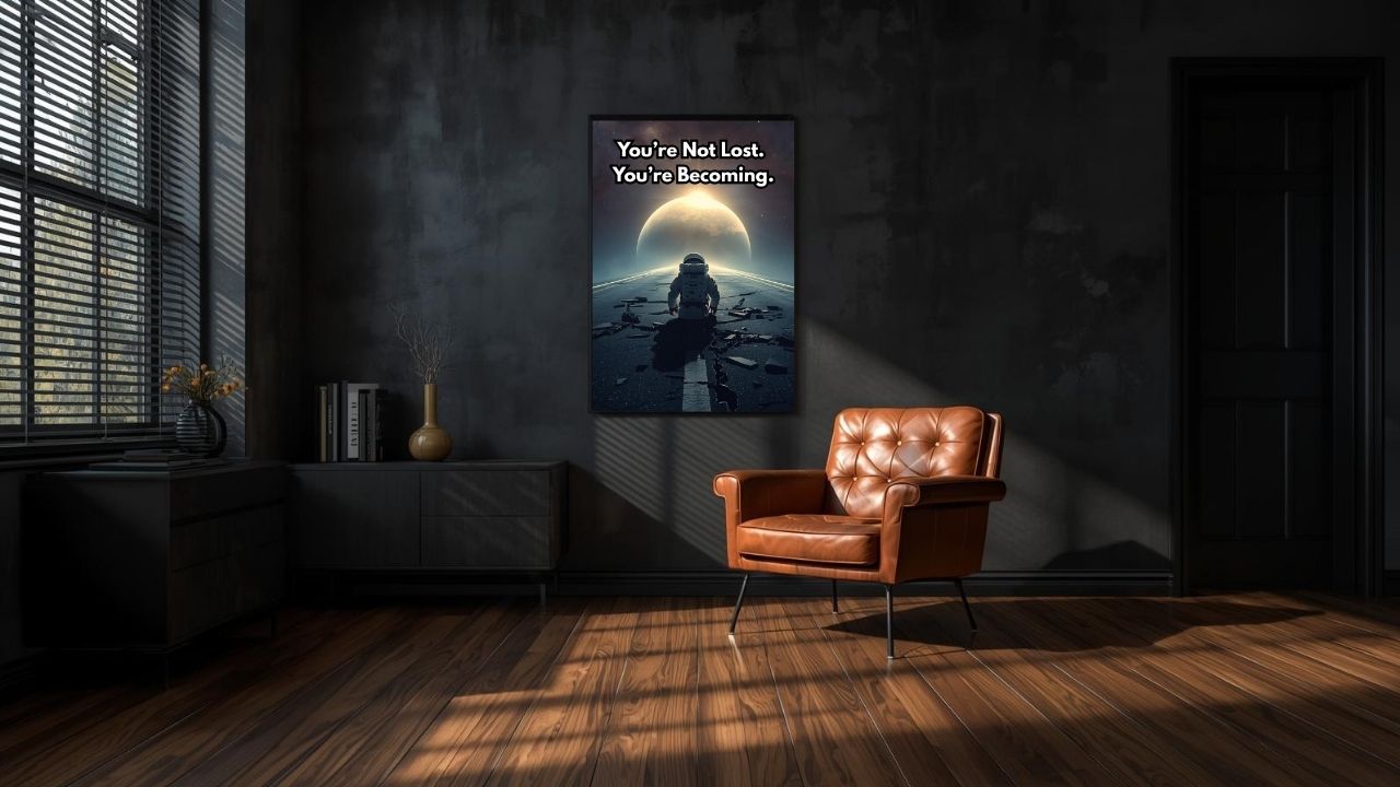 Motivational Wall Art | Personal Growth Print | Mindset Digital Download | Modern Self Improvement D