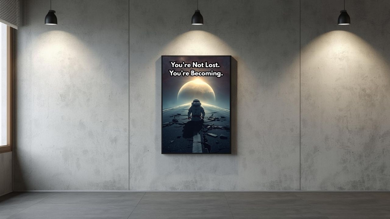 Motivational Wall Art | Personal Growth Print | Mindset Digital Download | Modern Self Improvement D