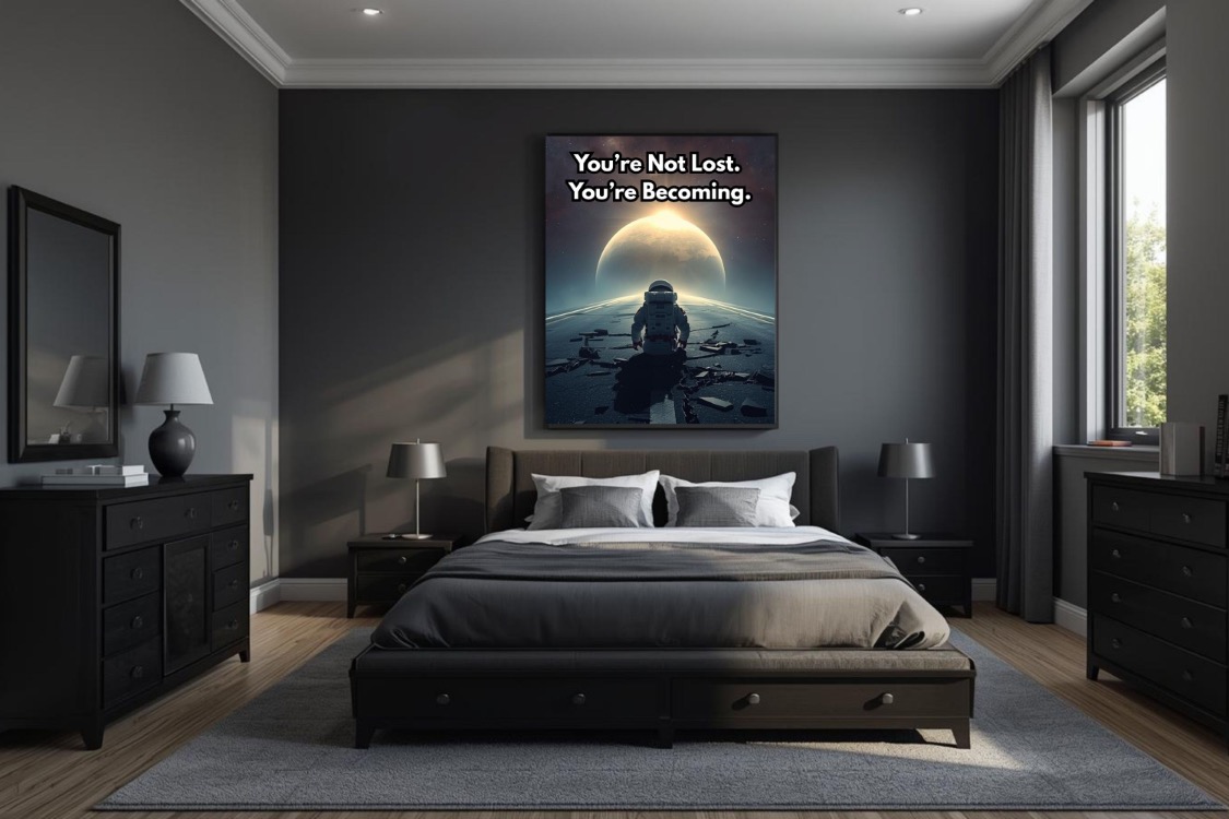 Motivational Wall Art | Personal Growth Print | Mindset Digital Download | Modern Self Improvement D