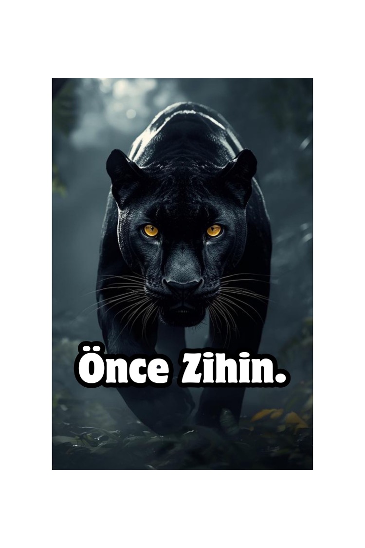 Durdurulamaz Zihin – Motivasyon Duvar Sanatı (Dijital İndirme)