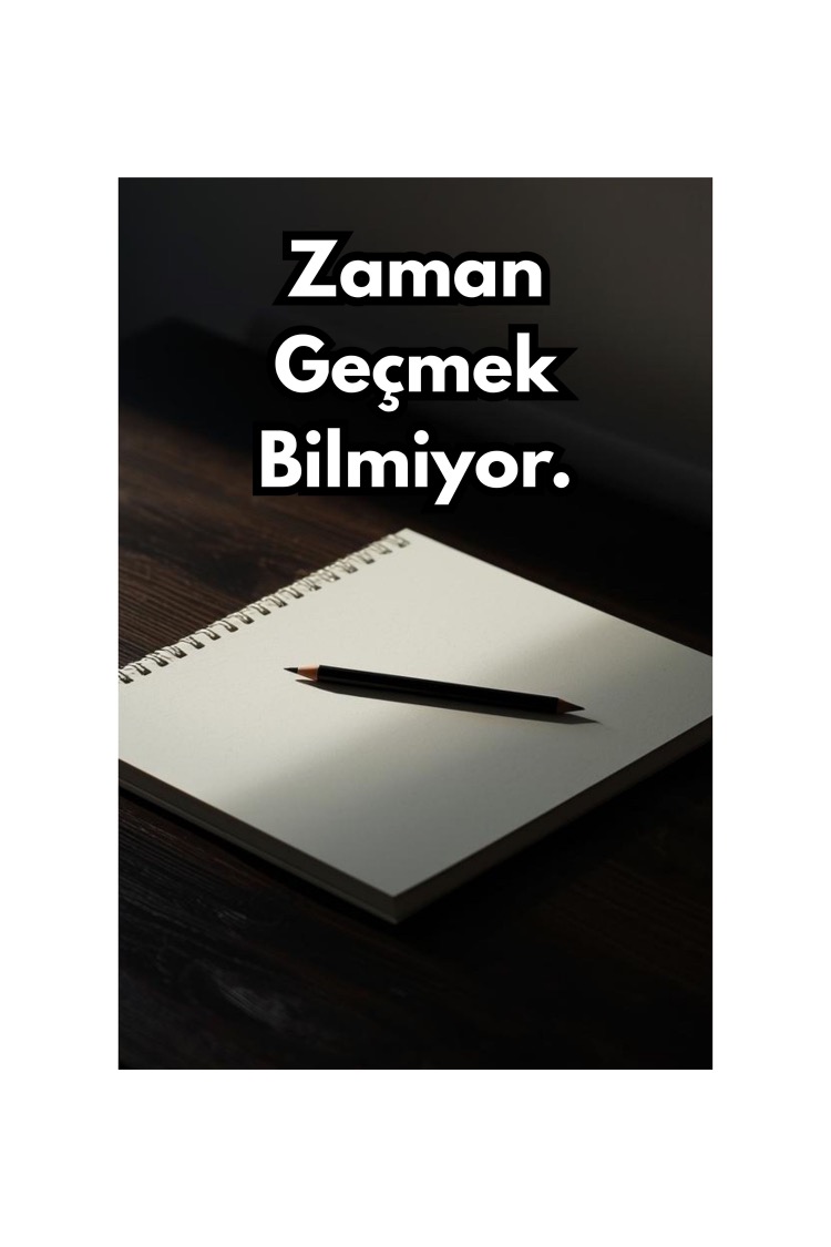 Zaman ve Disiplin Temalı Motivasyon Posteri | Minimalist Dijital Poster
