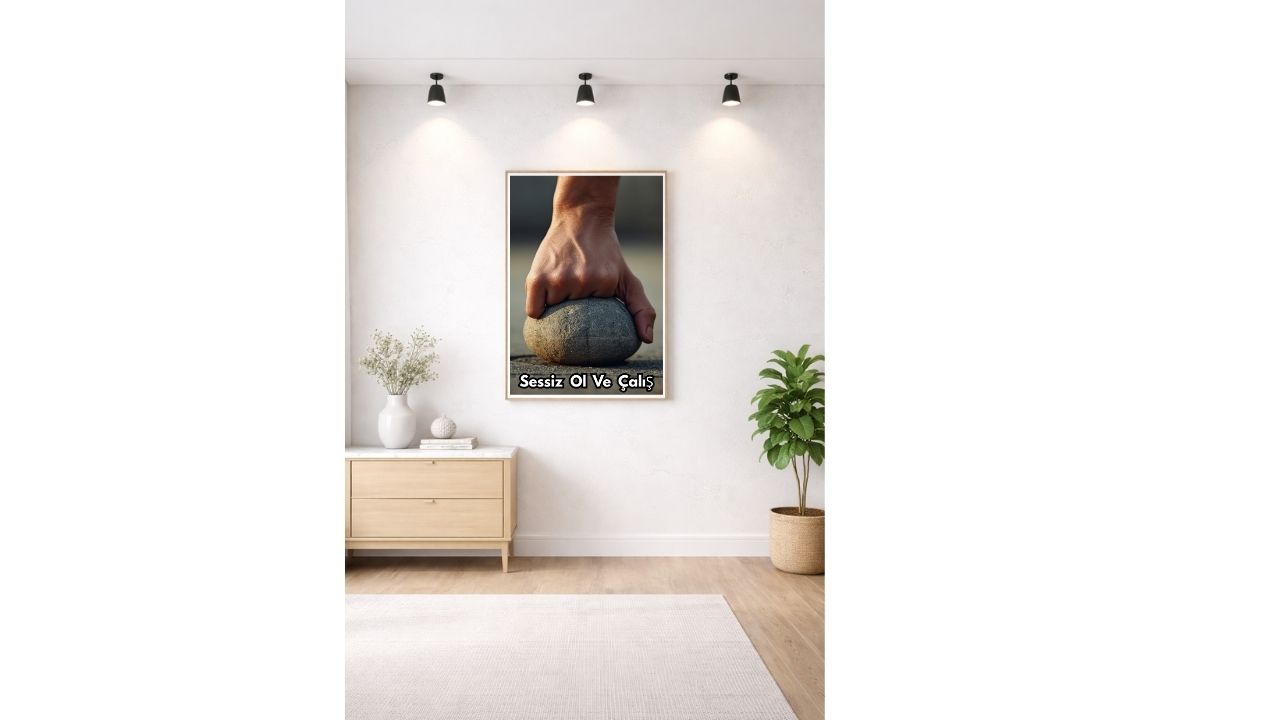 Motivasyon ve Disiplin Posteri | Kişisel Gelişim Dijital Poster