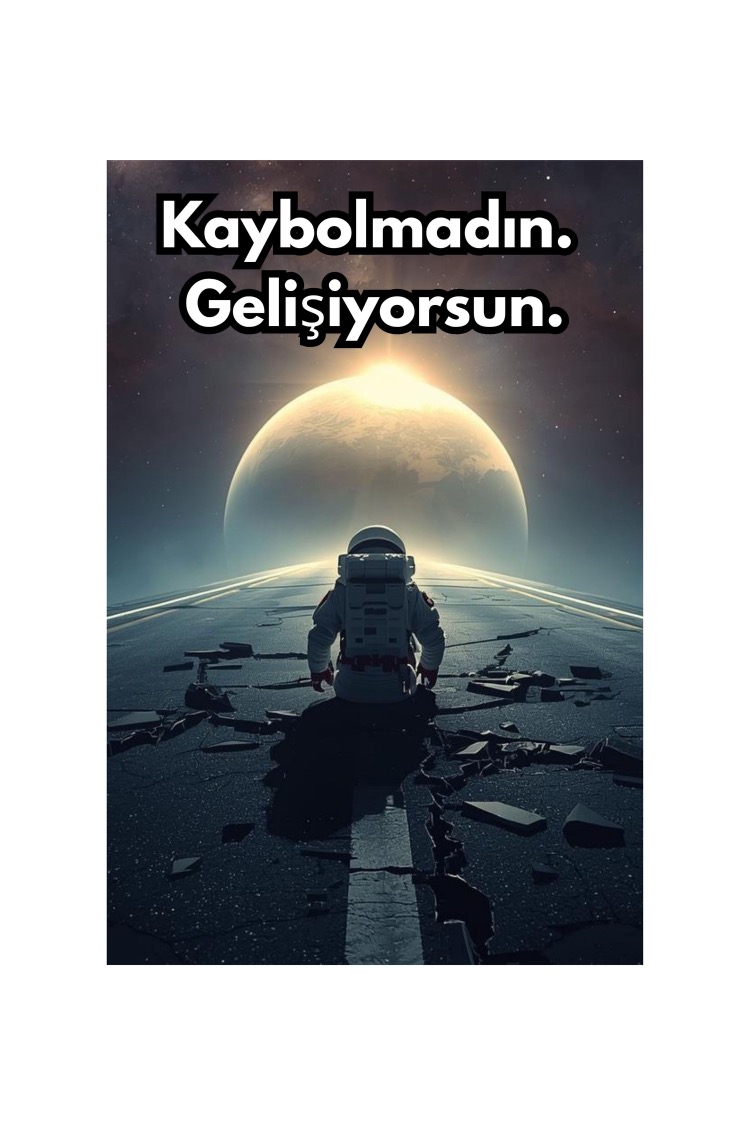 Motivasyonel Duvar Sanatı | Kişisel Gelişim Baskısı | Modern Kişisel Geli