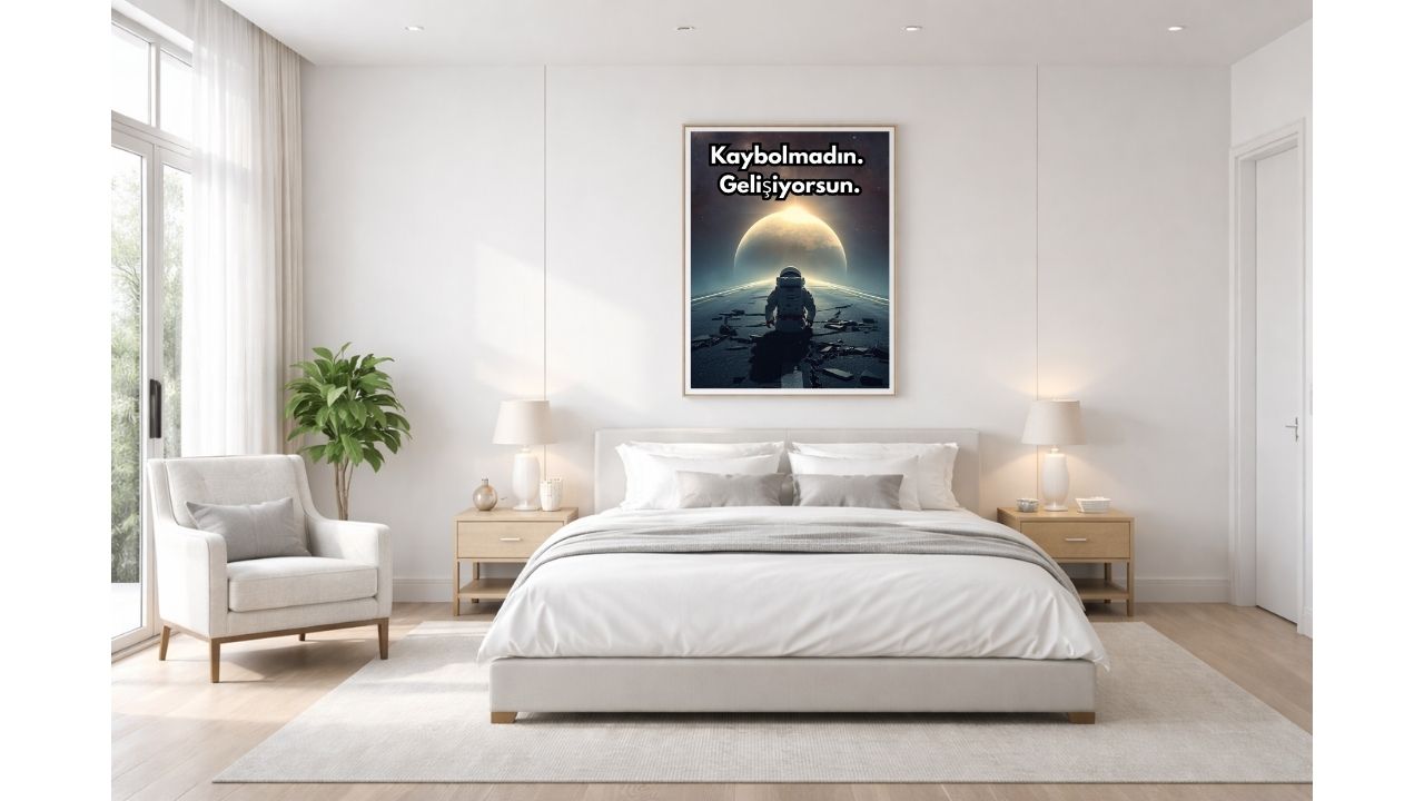 Motivasyonel Duvar Sanatı | Kişisel Gelişim Baskısı | Modern Kişisel Geli