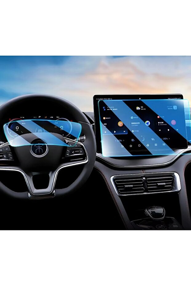 BYD Seal U EV - DMİ 2024–2025 Multimedya & Gösterge Uyumlu 2’li Set Nano Ekran Koruyucu