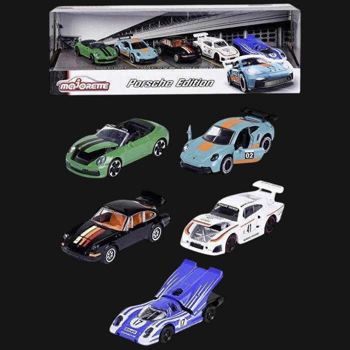 Majorette Porsche Motorsport 5 Pieces Giftpack
