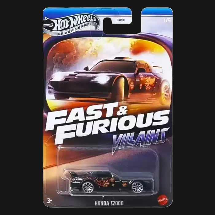 Hot Wheels Silver Series Fast & Furious Villains Honda S2000