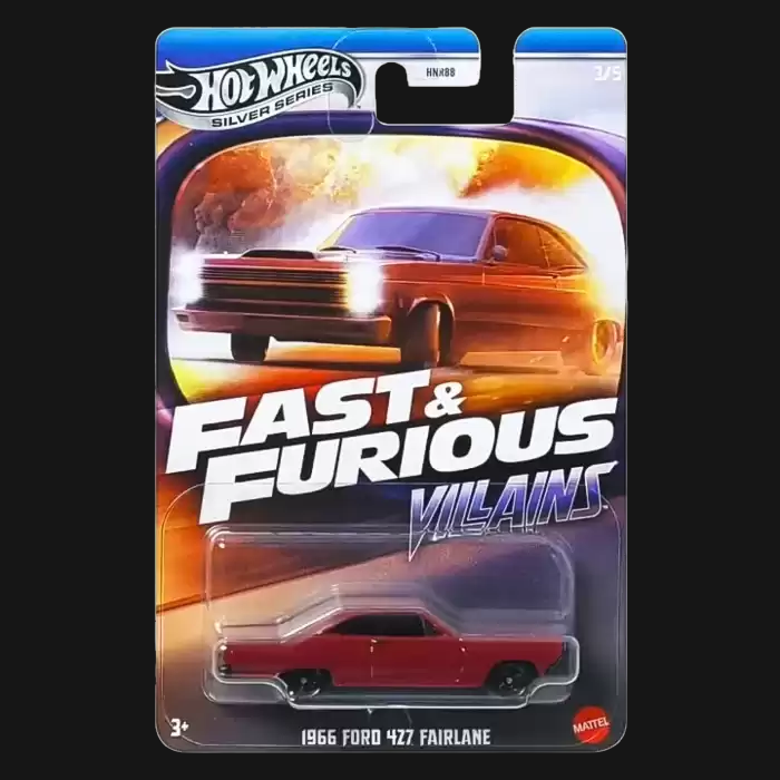 Hot Wheels Silver Series Fast & Furious Villains - 1966 Ford 427 Fairlane