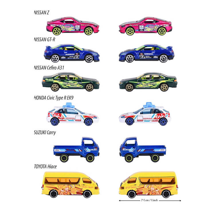 Majorette 1/64 Japan Series Deluxe Cars