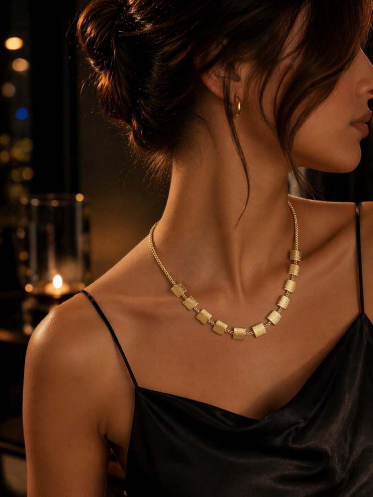 14 k gold kolye - breeze