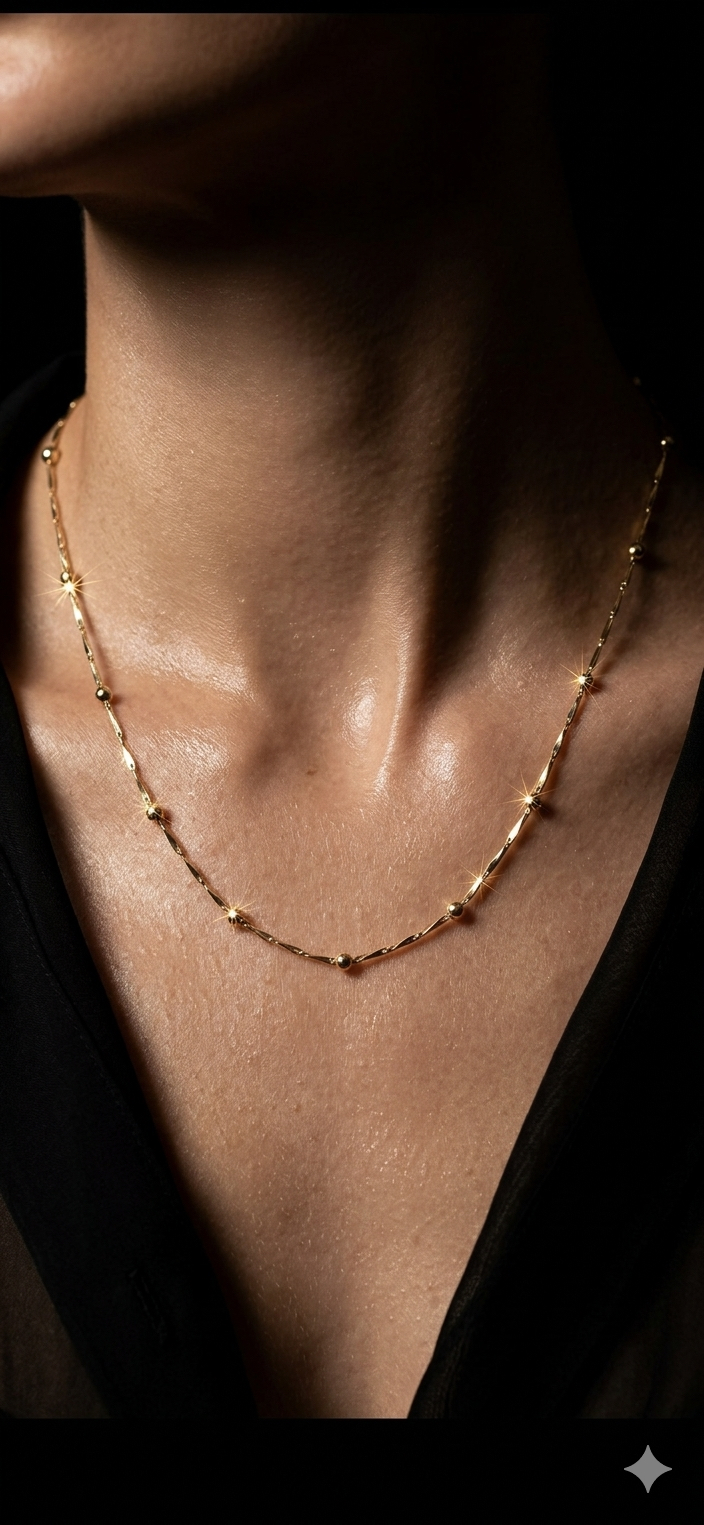 Vip 14k top detaylı kolye
