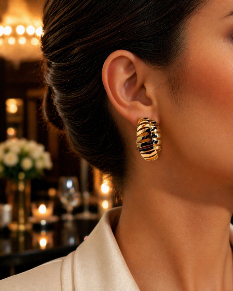Gold Vip küpe 20 mm
