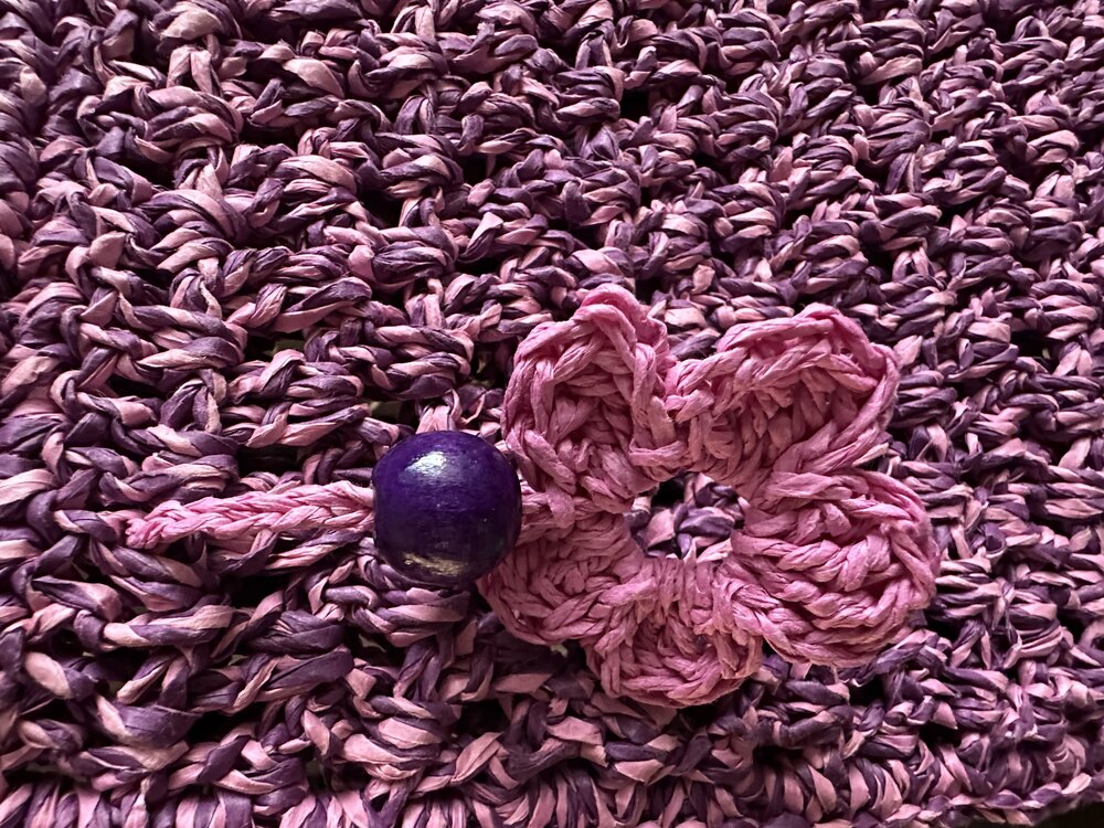 Pembe Çiçek telefon çantası