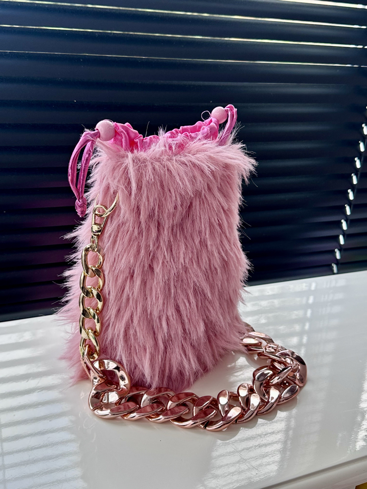 Pembe Şekerim Telefon Çantası