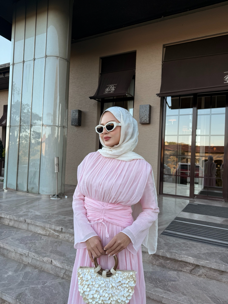 Stella elbise pembe
