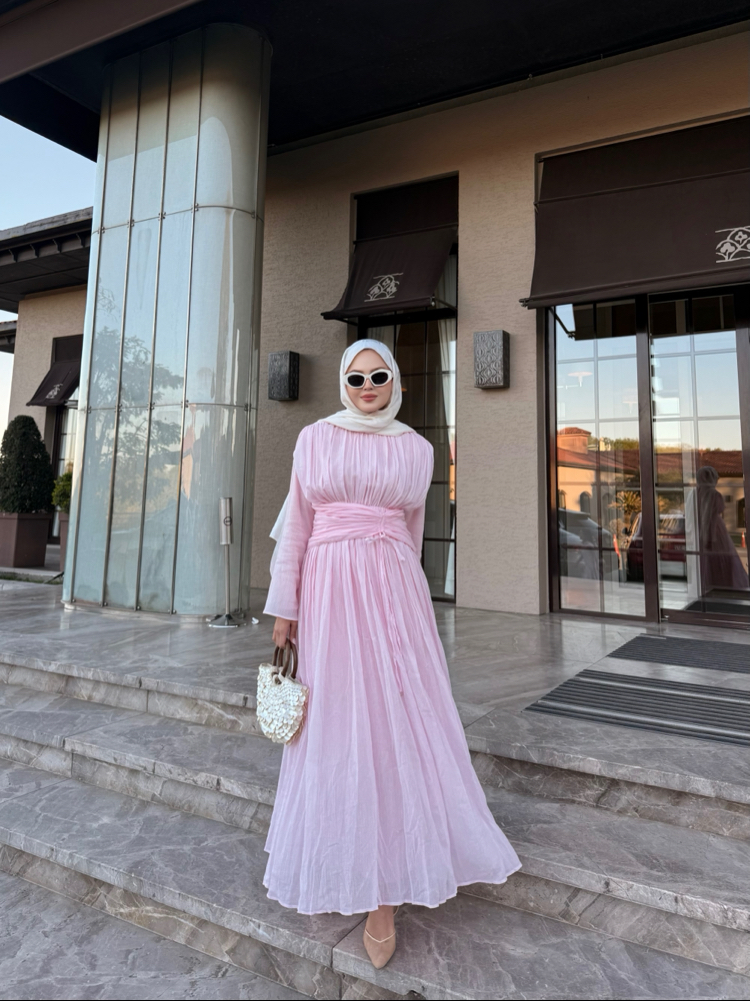 Stella elbise pembe