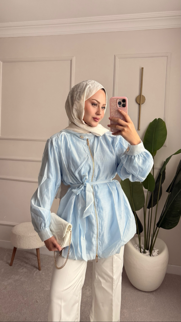 Premium kap bebe mavisi