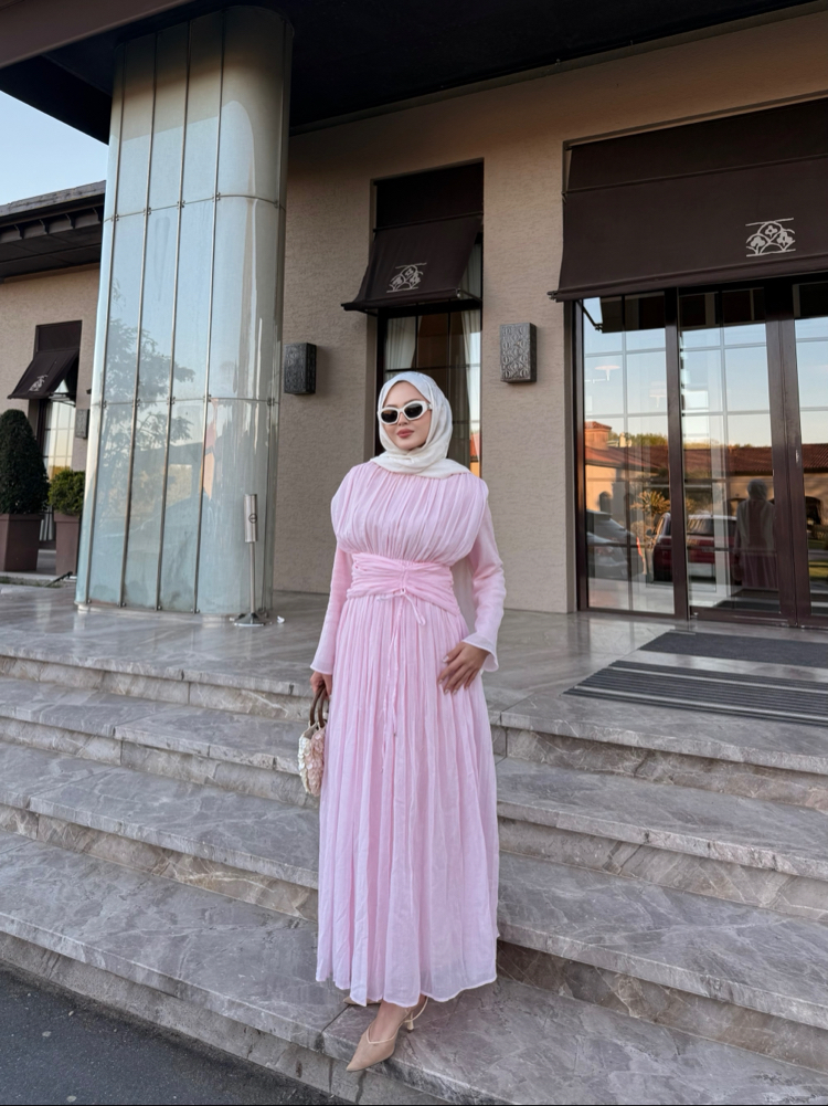 Stella elbise pembe