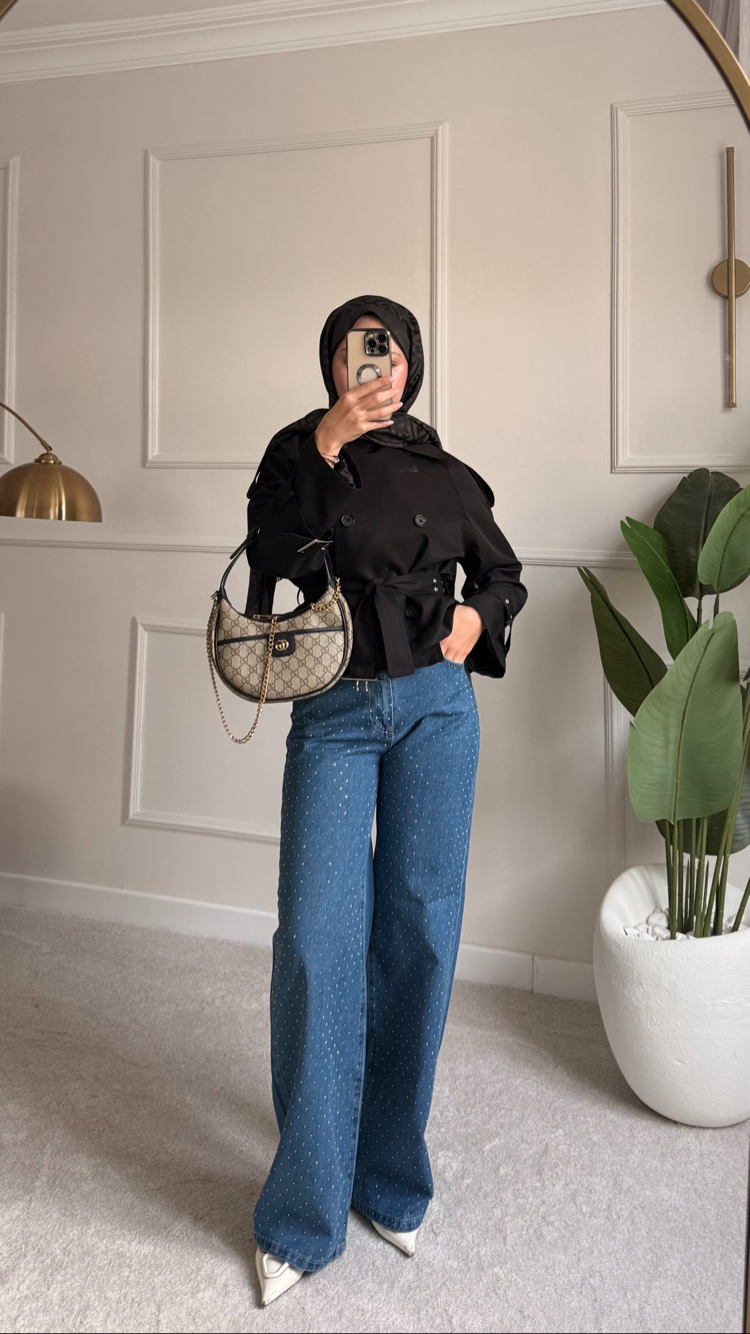 Taşlı jean