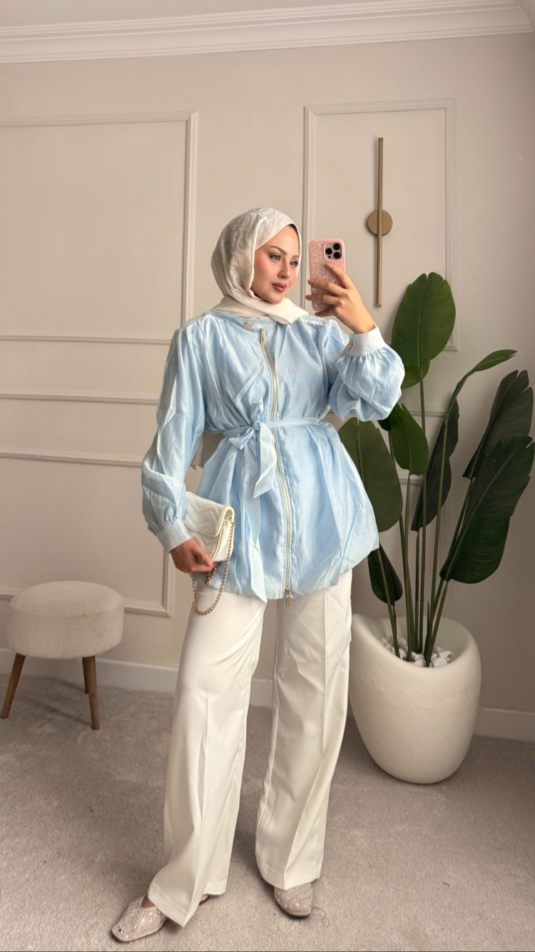 Premium kap bebe mavisi