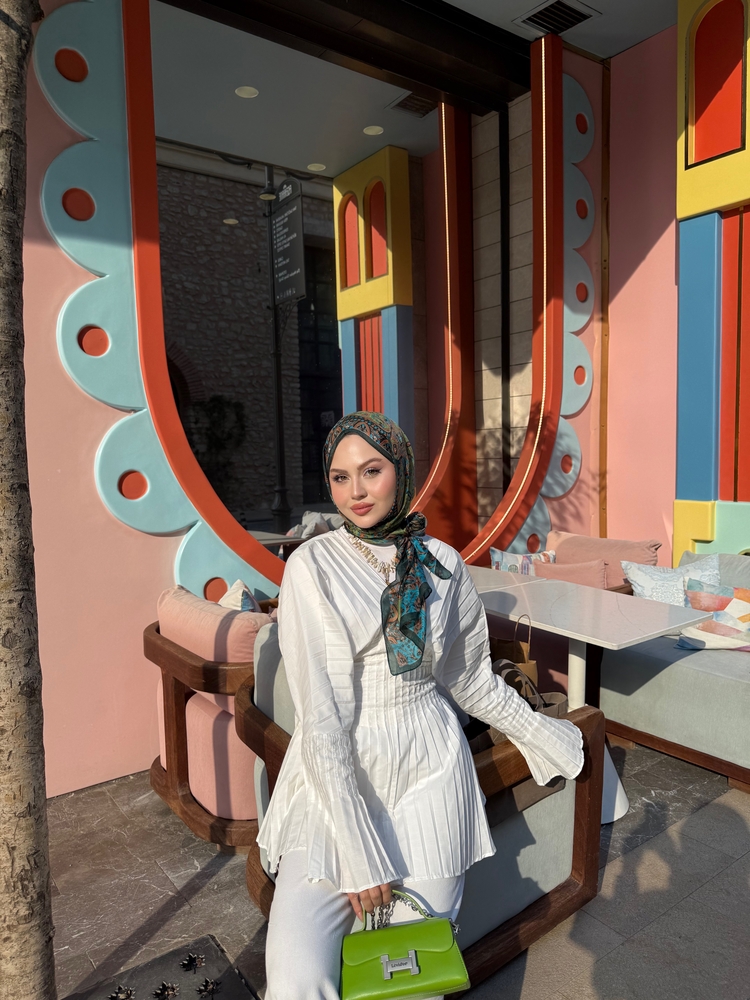Premium tunik beyaz