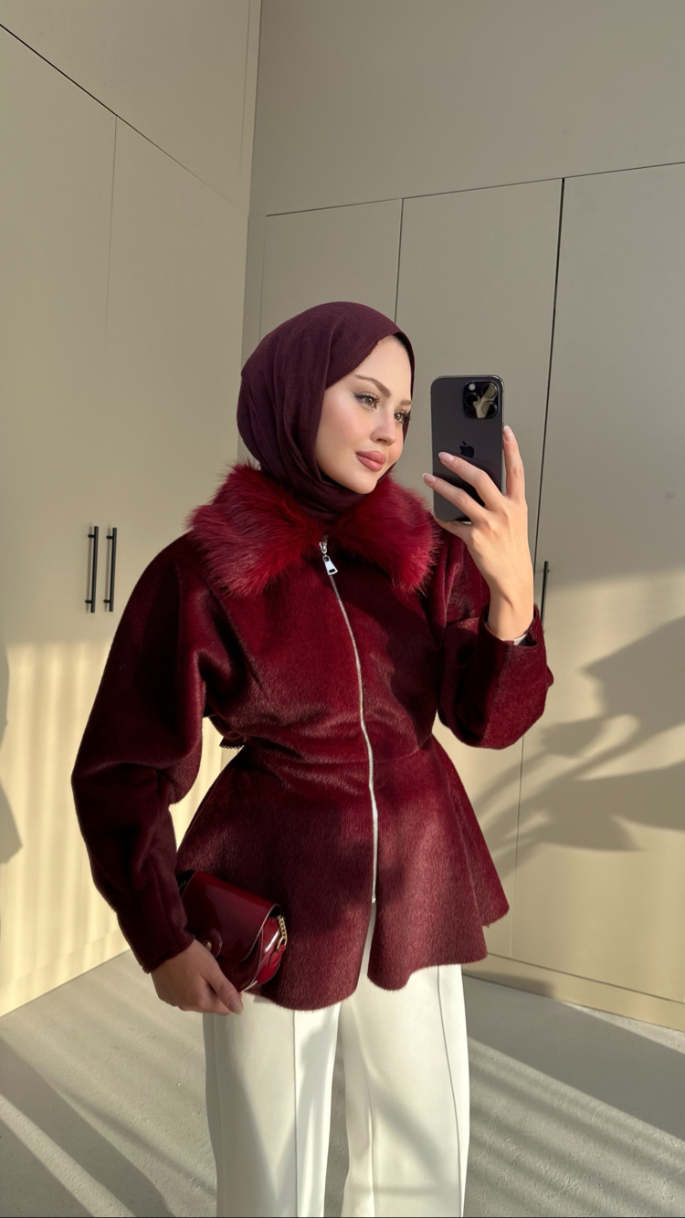 Premium ithal kaban bordo