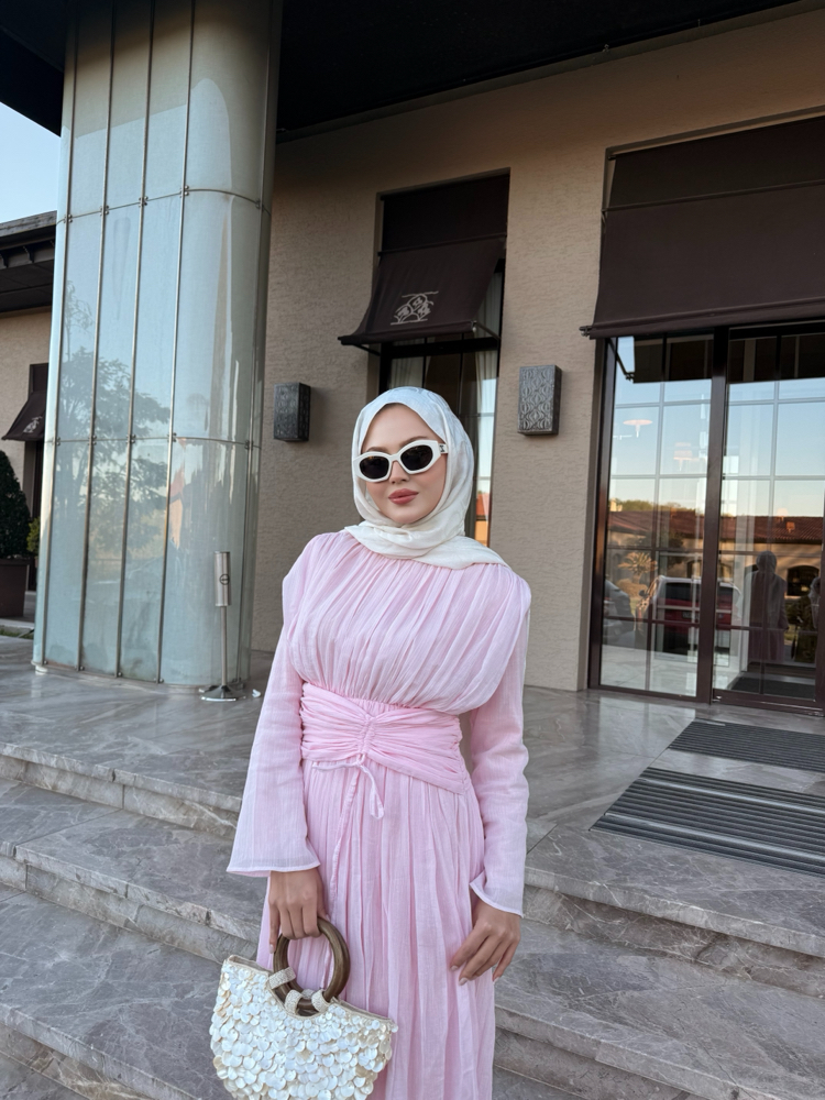 Stella elbise pembe