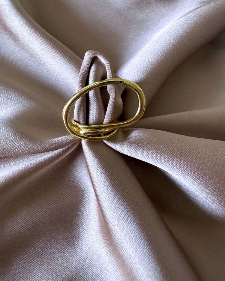 GOLD HALKA YÜZÜK