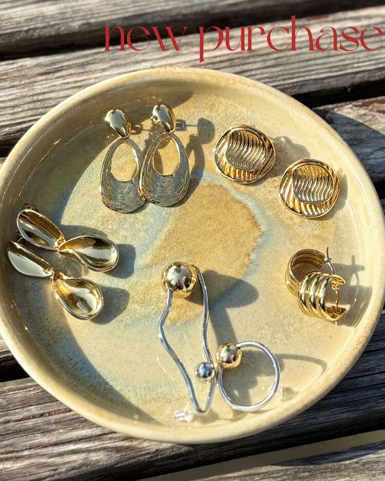GOLD YUVARLAK KÜPE