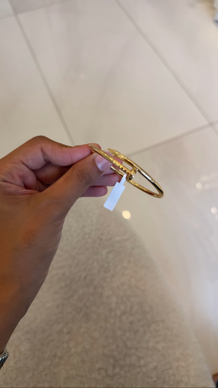 Cartier Model  Taşsız Kelepçe 